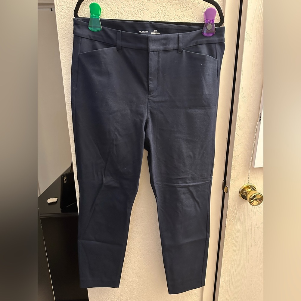 Navy Pixie Cut Work Pants